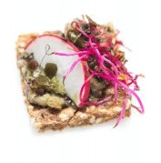 Craquant scandinave sur pain de seigle