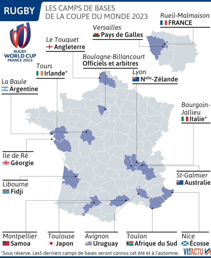 CDM Rugby carte