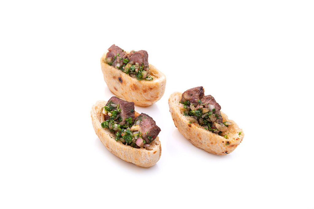 Mini Pita au Boeuf Chimichurri