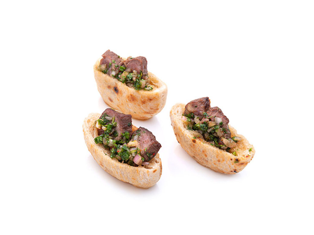 Mini Pita au Boeuf Chimichurri