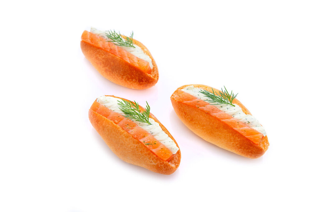 Navette saumon gravlax