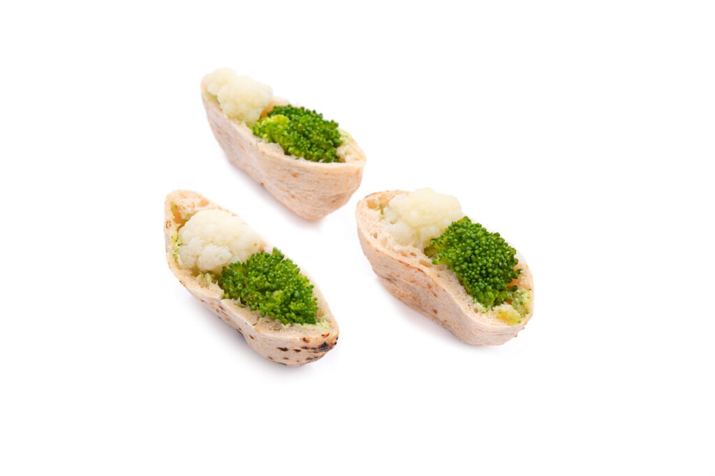 Mini pita veggie
