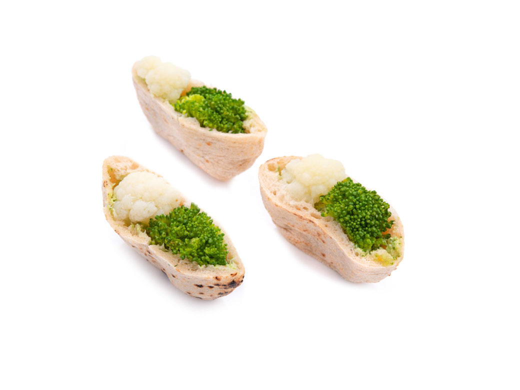 Mini pita veggie
