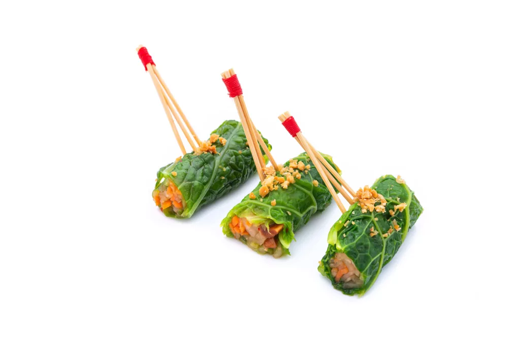 Légumes wok chou vert