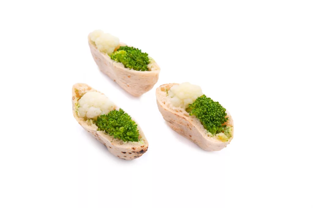 Mini pita veggie