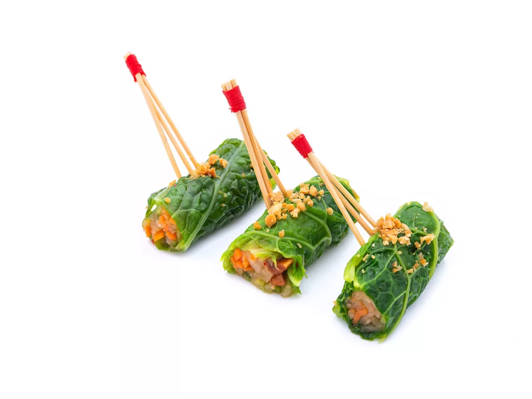 Légumes wok chou vert