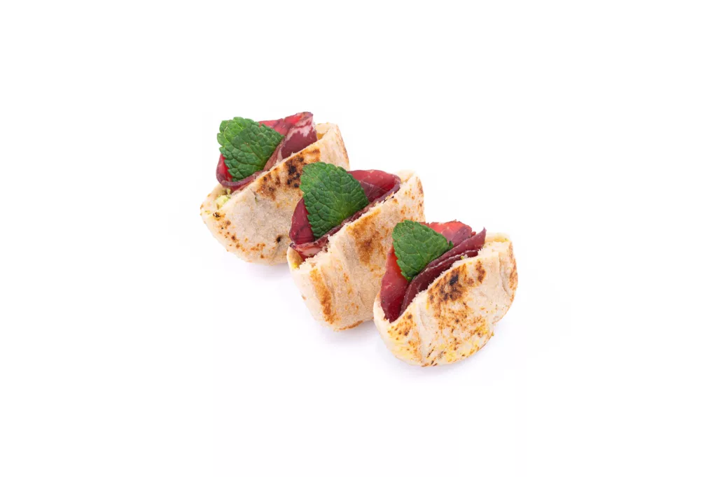 Mini pita bresaola