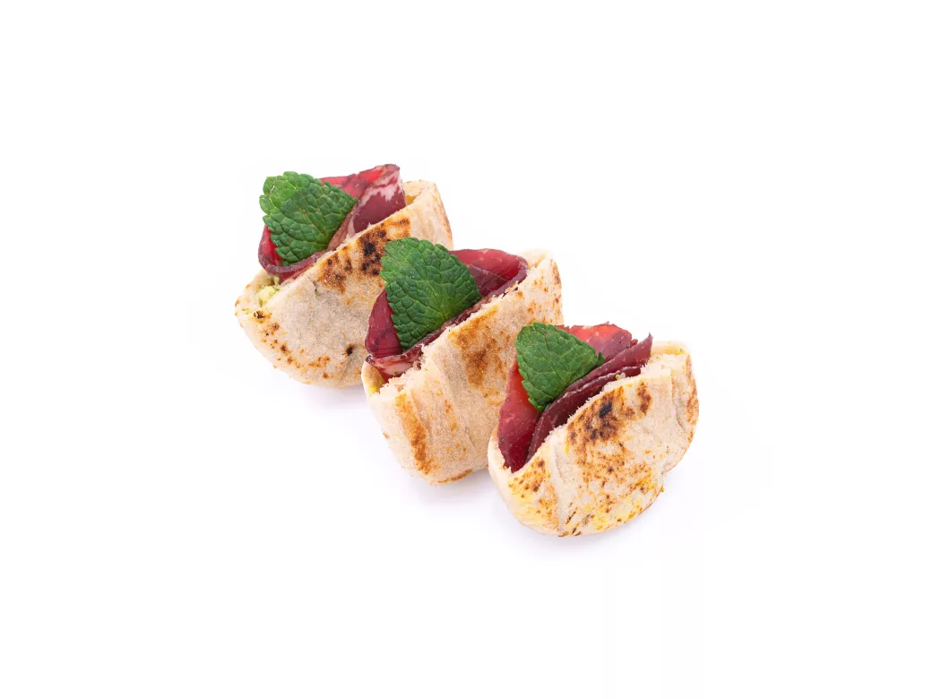 Mini pita bresaola