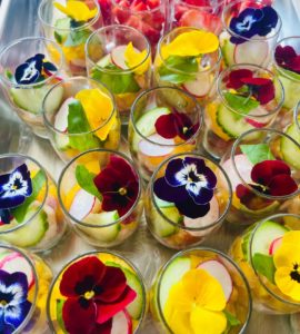 Verrine de saison pour cocktail printemps