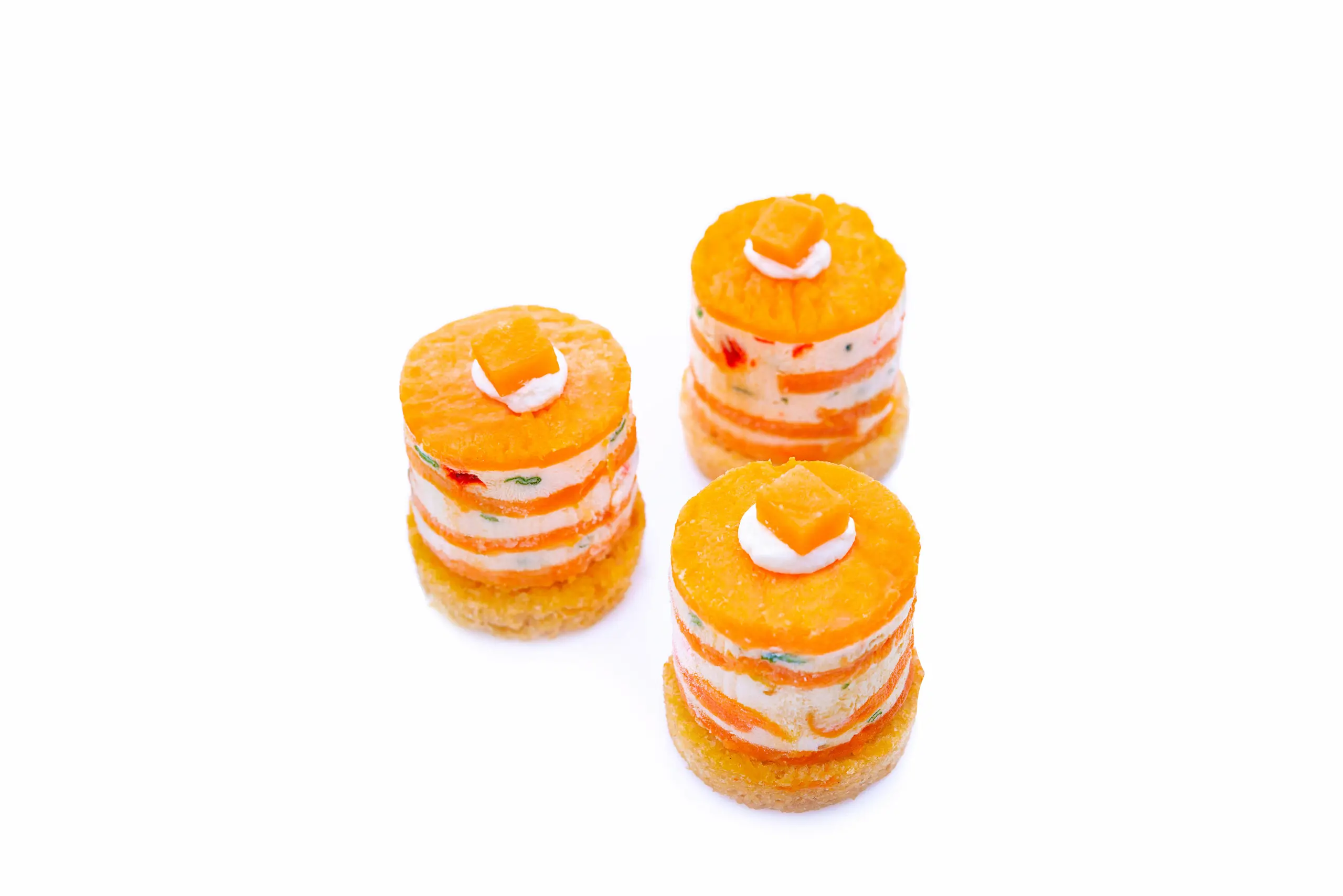 Mille-Feuille de Patate Douce et Fromage de Chèvre