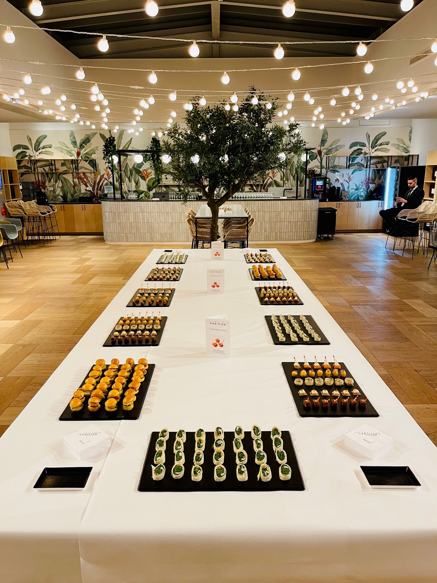 Plateau gourmand du Traiteur Parisien pour un cocktail à Paris 