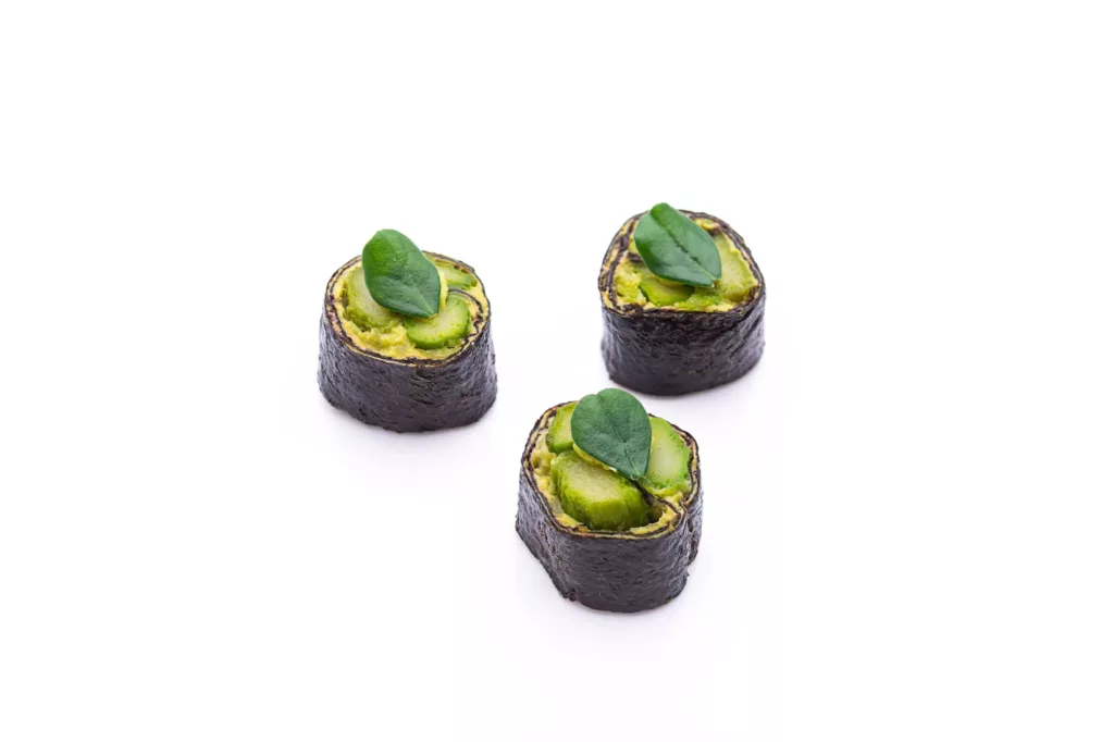 Duo d’Asperges et Feuille de Nori