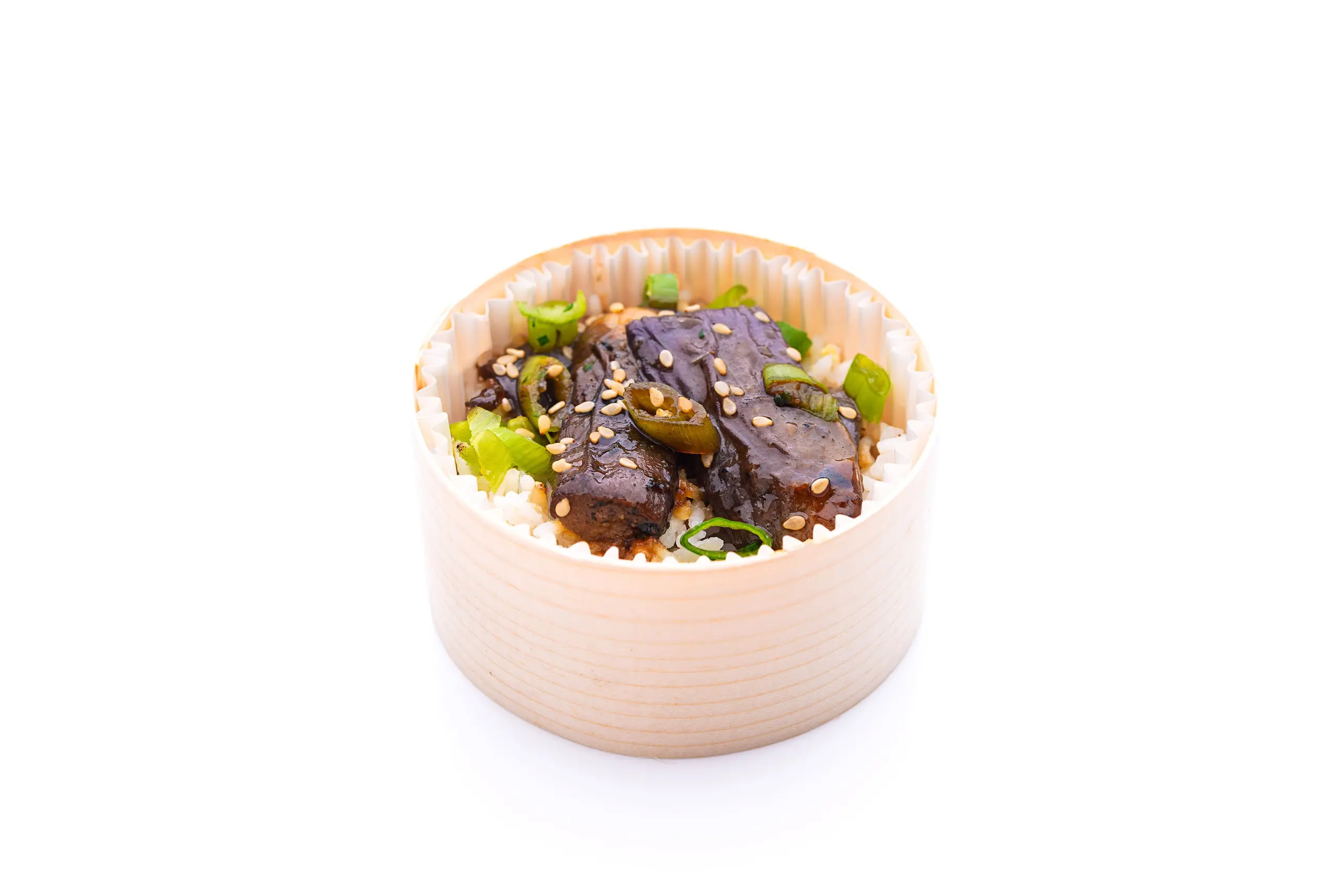 Woodbox Donburi d'Aubergines Marinés