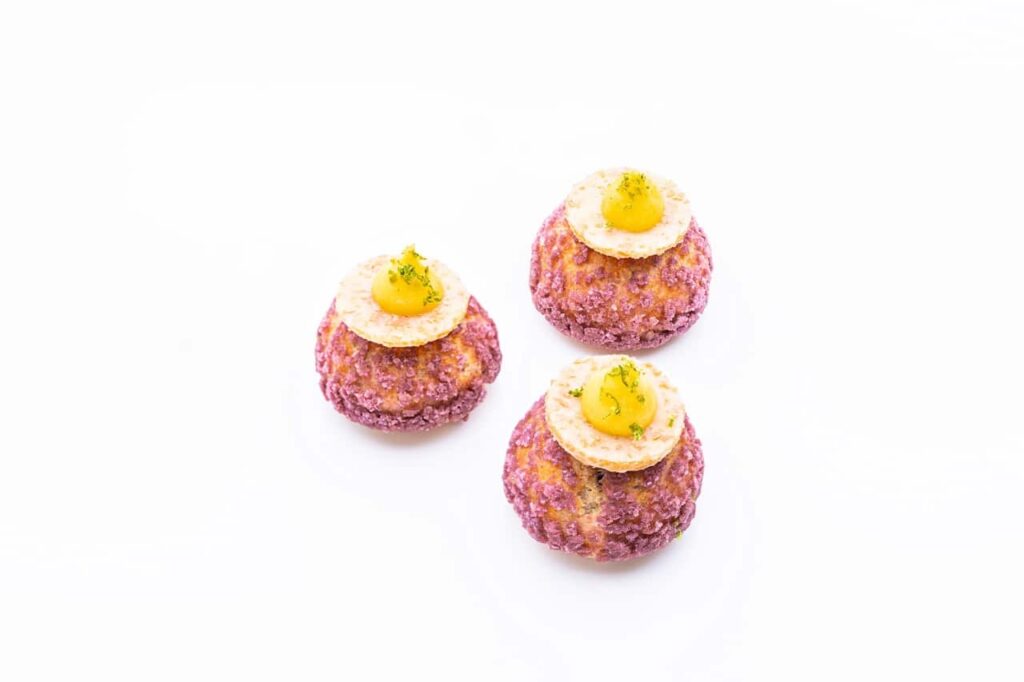 Chou Craquelin, Myrtille et Citron vert