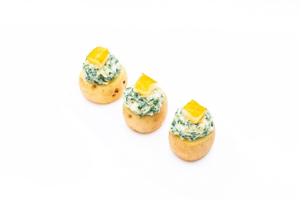 Pomme Grenaille, Épinards Florentine & Haddock
