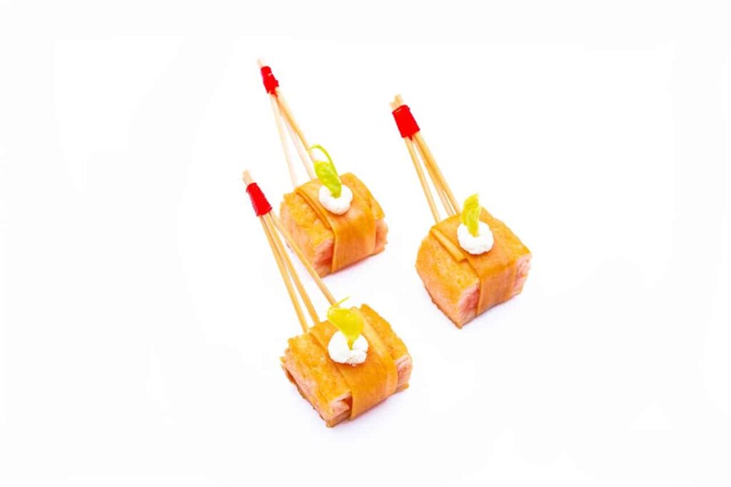 Saumon Mariné au Ponzu et Crème Wasabi