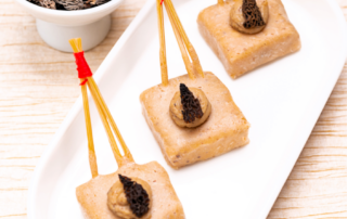 Pièce cocktail poulet aux morilles