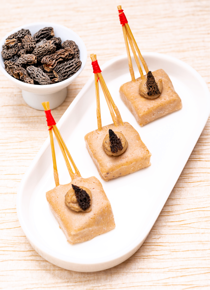 Pièce cocktail poulet aux morilles