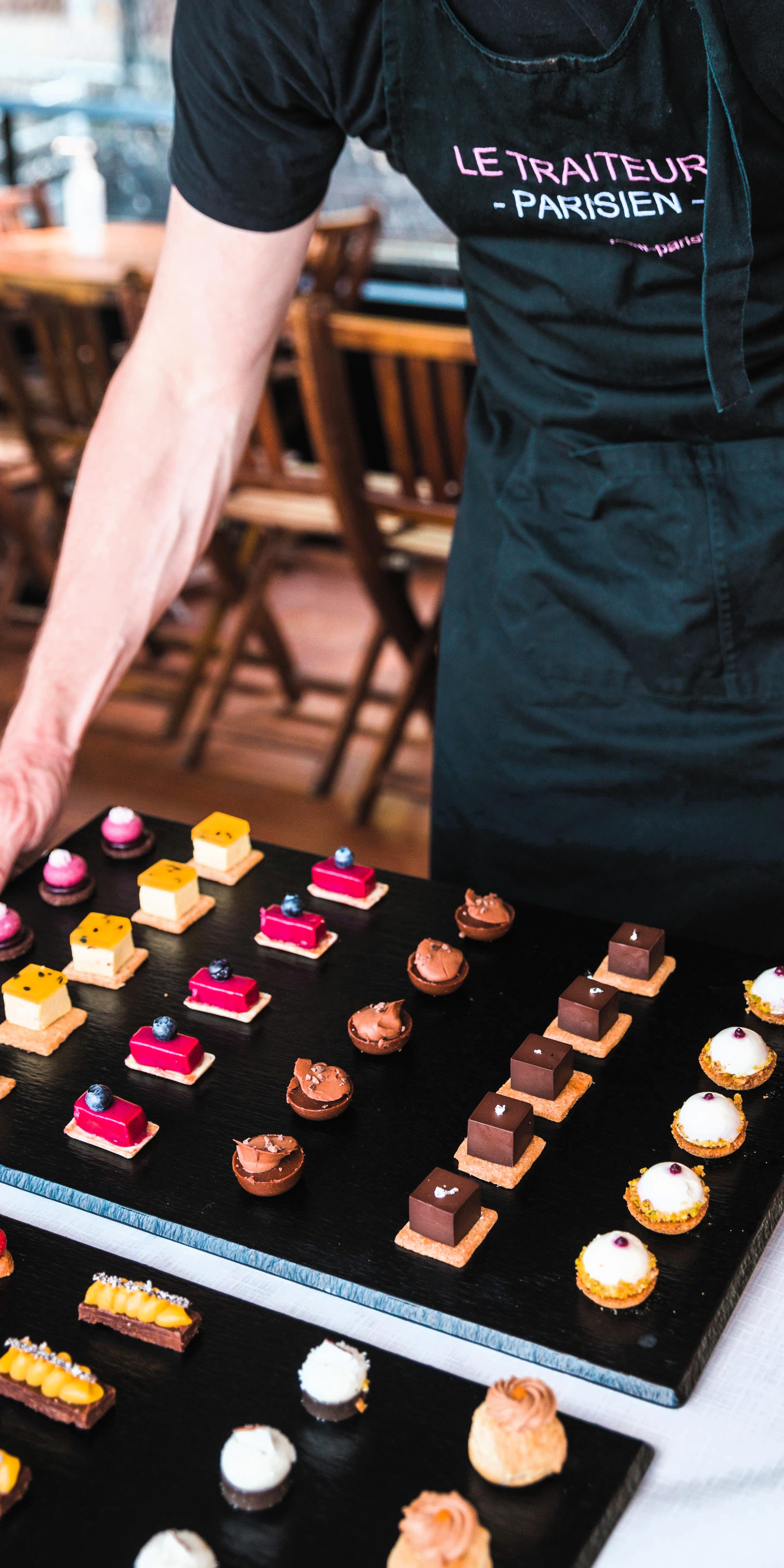 Plateaux sucré + tablier